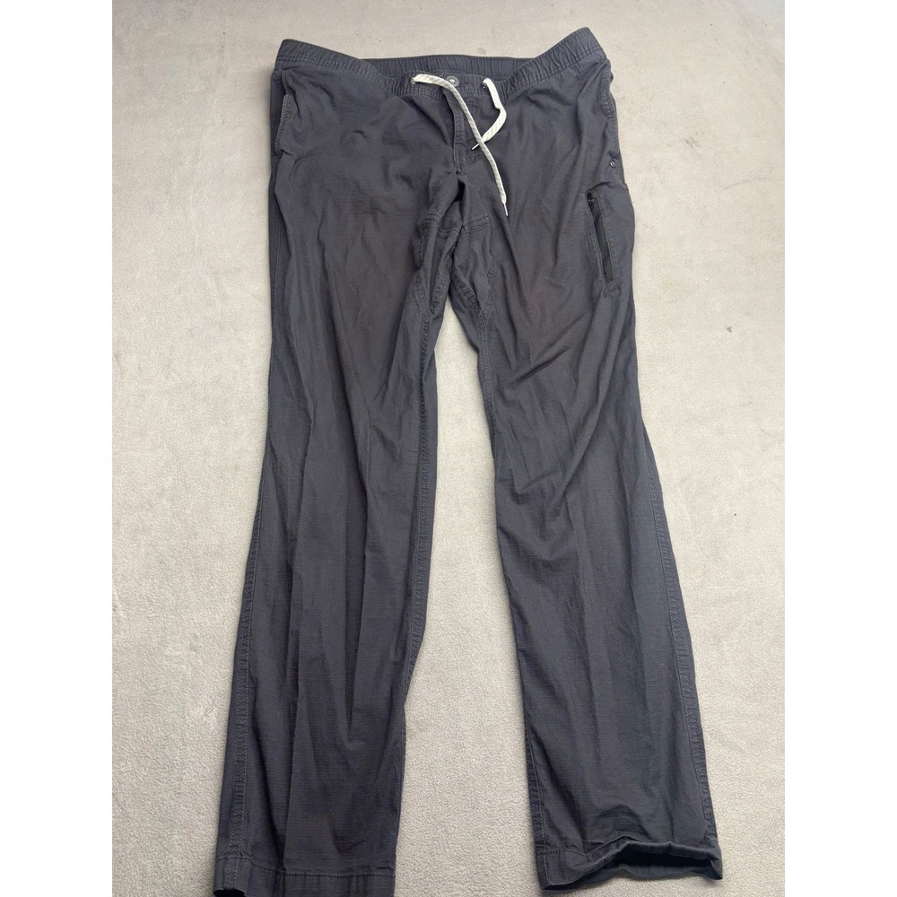 Vuori Mens Ripstop Climber Pants Charcoal Grey XXL V412 Organic Cotton Stretch